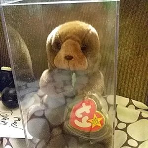 Ty beanie babie seaweed the otter 1995